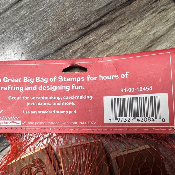 Big Bag of Stamps! Real Wood and Rubber Holiday stamps. Great Designs! New!! - Picture 5 of 6